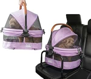 Pet Gear No-Zip View 360 Ultra Lite Pet Safety Carrier & Car Seat for ...