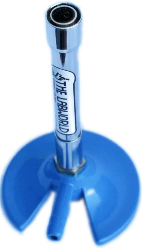 THE LABWORLD Premium bunsen burner with flame stabilizer and heavy ...