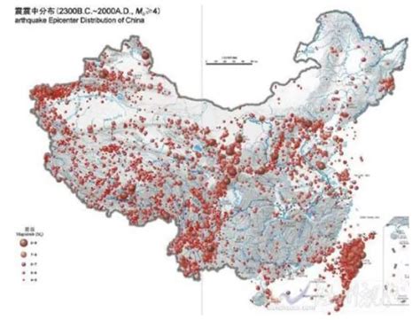 中国地震+火山+核电站分布结合图