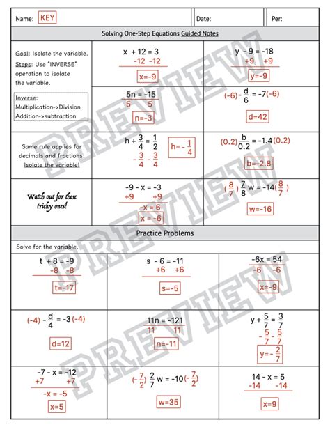 Expression Solving One Step Equations 的图像结果