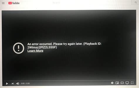 Image result for YouTube Error Message