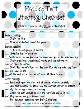 Image result for Reading Test Strategies