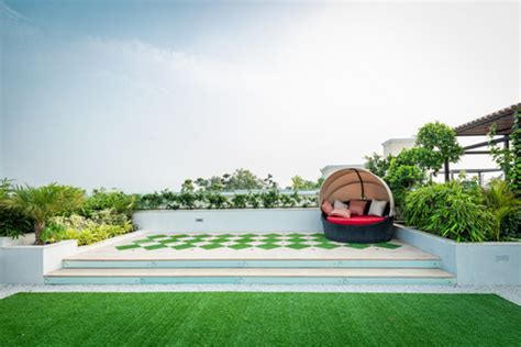 Terrace Lounge | Genesis Infra | Residential Interiors