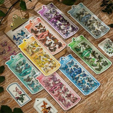 Bronzing Butterfly Sticker Sheet