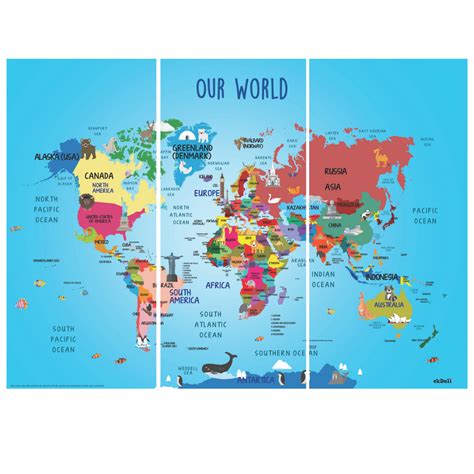 JoGenii | Young Explorers World Map | Ekdali