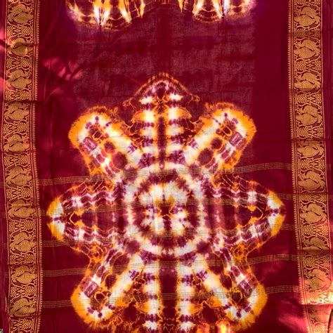 Harshita - Shibori on Sungudi saree | The Maggam Collective