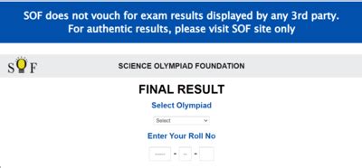 SOF National Science Olympiad 2023-24: SOF National Science Olympiad ...