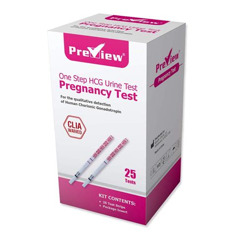 25Pack (10mIU) Early Result Pregnancy HCG Urine Test Strips. 25 HCG Tests 10mIU - Walmart.com