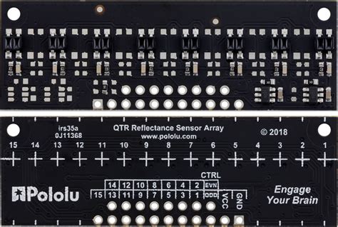 QTR-MD-08RC Reflectance Sensor Array: 8-Channel, 8mm Pitch, RC Output ...