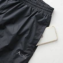 Acme Projects Men Polyester Casual Style Rain Suit (Jacket + Pants ...