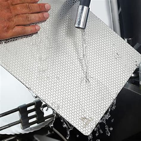 Buy OrganizeMee Stainless Steel Chopping Board for Kitchen - Heavy-Duty ...