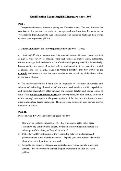 Poetry Prose And Contrast