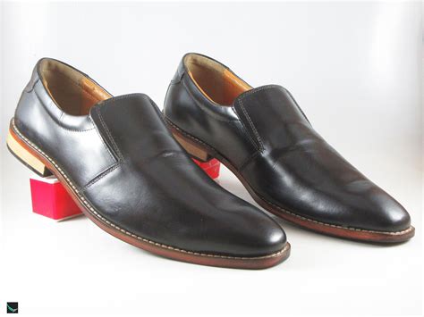 Mens Slipon Black Leather Shoe For Office - 4754 - Leather Collections ...
