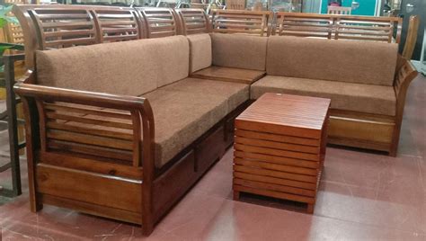 Thiruvonam Agencies L Shaped Modern Full Cover Wooden Orchid Corner ...