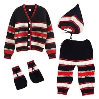 Buy little PANDA Baby Sweater for Baby Boys & Baby Girls Woollen Full ...