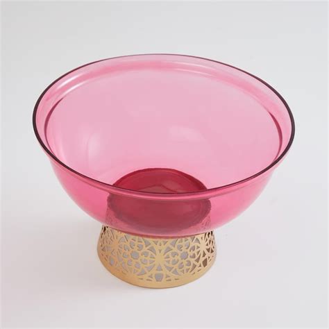 Buy Rylee Glass Decorative Bowl with Cut-Out Base from Home Centre at ...
