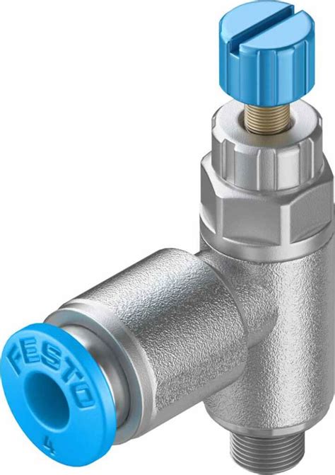 GRLA-M5-QS-4-RS-D Festo | Festo GRLA Series Tube Exhaust Valve, 4mm ...