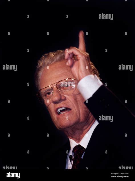 10 October 1997, Christian Evangelist Billy Graham, William Franklin ...