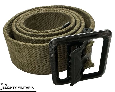 Original WW2 US Army Enlisted Men's Belt - RAF History in Belts