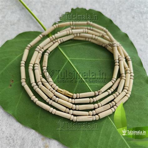 3 Round Original Tulsi Neck Mala for Devotees 2mm Barrel Beads Size ...