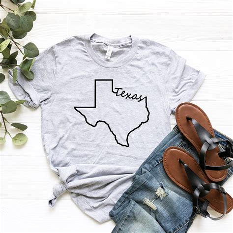 Texas Map Shirt Texas Shirt Home State Shirt Texas Home - Etsy