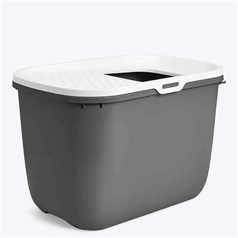 Savic Hop In Modern Cat Litter Tray - Anthracite - 23 x 15.3 x 15.5 in ...