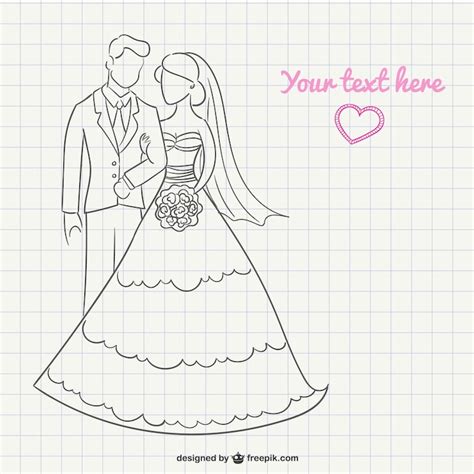 Images de Couple mariage dessin – Téléchargement gratuit sur Freepik