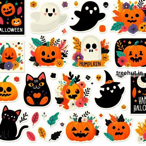 Printable Pumpkin Stickers and 20 Craft Activities for Kids, Adults ...