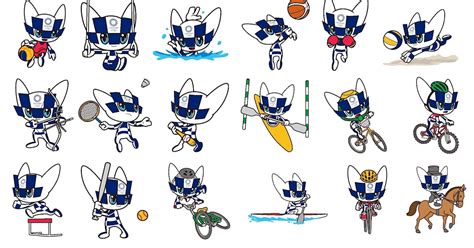 Tokyo 2020 unveils mascot images representing Olympic sports and ...