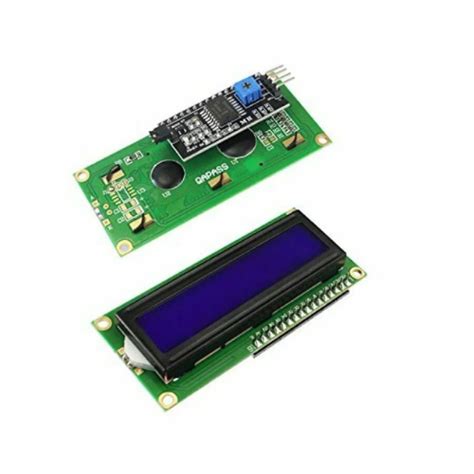 16x2 LCD with I2C Module (Blue) – Indian Hobby Center
