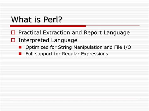 Perl Programming Language Basics 的图像结果