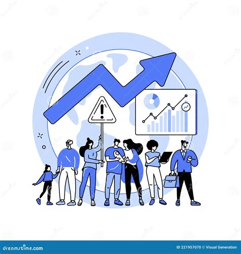 Population Growth Abstract Concept Vector Illustration. Stock Vector ...