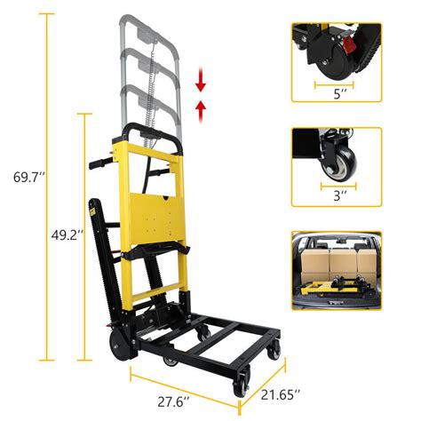 Electric Stair Climbing Hand Truck Foldable Heavy | Ubuy India