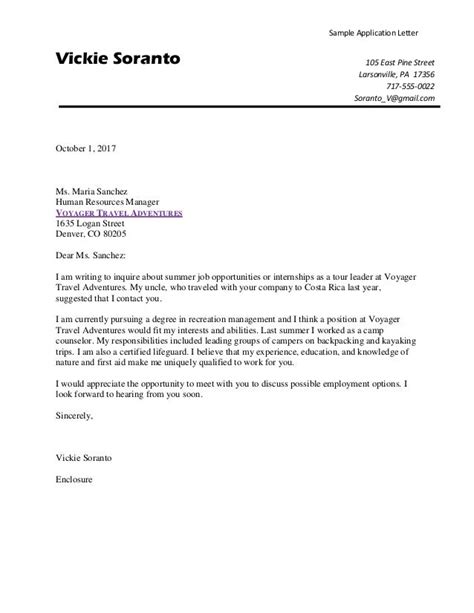 Image result for Application Writing Sample