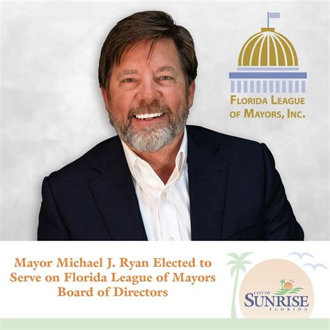City of Sunrise on LinkedIn: Sunrise Mayor Michael J. Ryan was recently ...