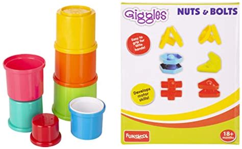 Buy Giggles Funskool Giggles - Stacking Drums, Multicolour Stacking ...