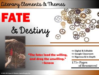 Fate and Destiny Literary Theme Fantasy and Horror Resources by James ...