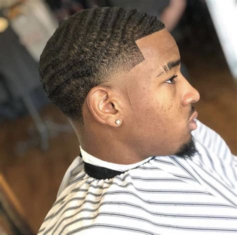 Taper Haircut With Waves