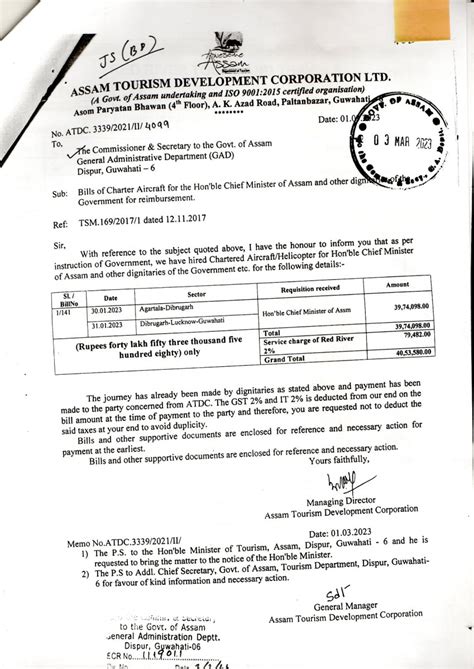 Assam CMO Says Expenses For Party Work Are 'Paid for by the Political ...