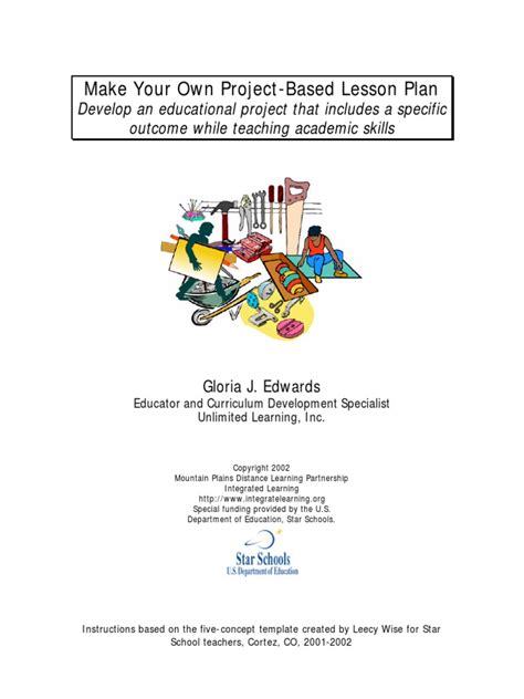 Image result for Sample Project-Based Lesson Plan