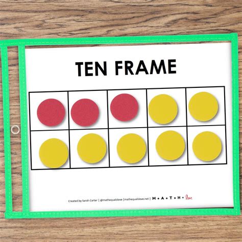 Free 10 Frame Printable: Math Fun! - Printables for Everyone
