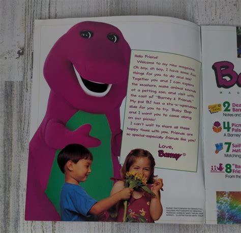 Image result for Barney Magazine Issue