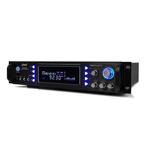 Pyle P3002AI 3000-Watt Hybrid Receiver and Pre-Amplifier with AM-FM ...