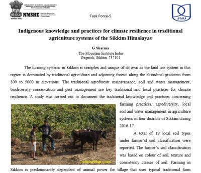 Indigenous knowledge and practices for climate resilience in ...