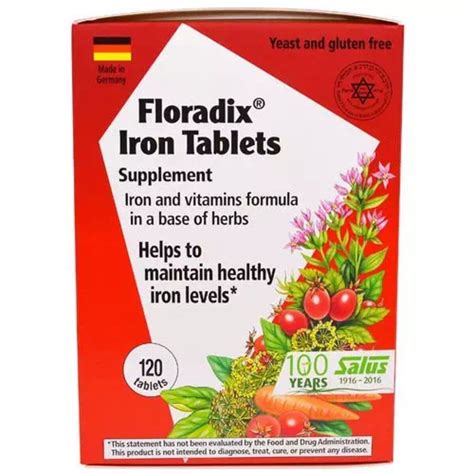Floradix Iron Supplement Tablets 84 Tablets- Dock Pharmacy