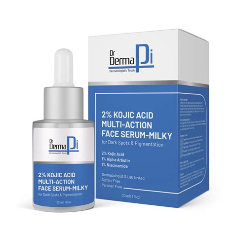 2% Kojic Acid Serum 1% Alpha Arbutin & Niacinamide For Dark Spots Remo ...