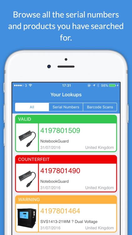Image result for Serial Number Tracker