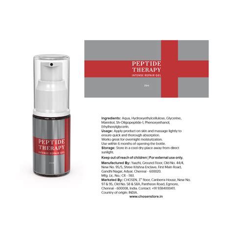 Peptide Therapy Intense Repair Gel for Post Laser Procedure – CHOSEN Store