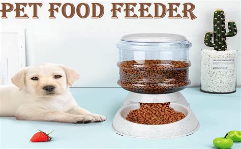 Cyrox Pet Feeder Food Dispenser Station - Replenish Pet Food for Dog ...