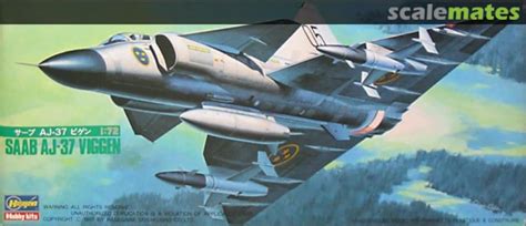 Contents for Saab AJ-37 Viggen, Hasegawa 609 (1987) - In-box reviews